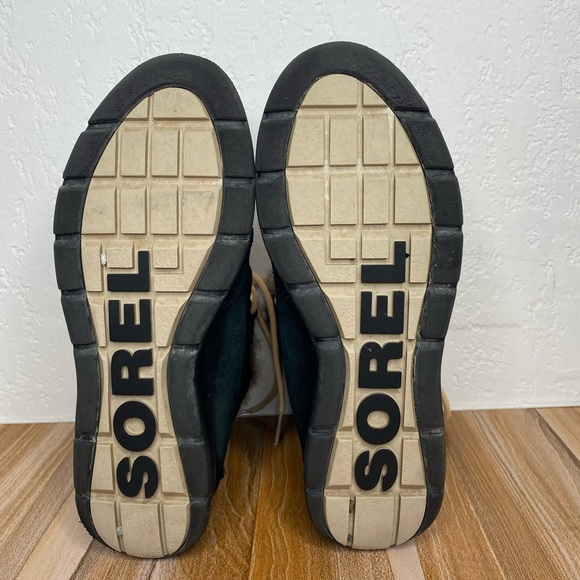 Sorel Explorer Joan Boots Women’s Black Suede Leather Lace Up Waterproof Size 9 - Picture 10 of 16